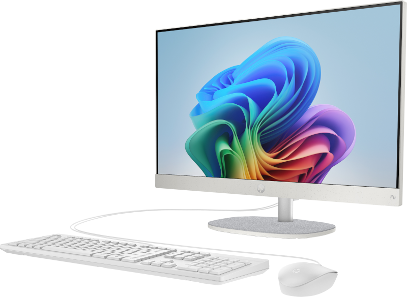 HP 24 AiO 24-cr0072ny Kompiuteris 23.8'' FHD IPS i5-1334U 16GB 512GB SSD FreeDos, Shell White